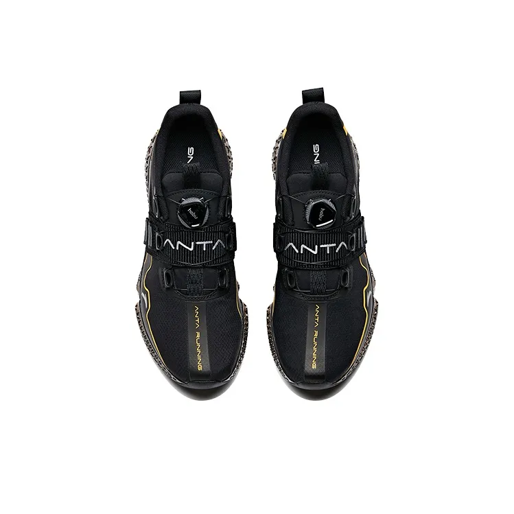 ANTA X Nasa Running Sneakers 'Black Yellow'-2