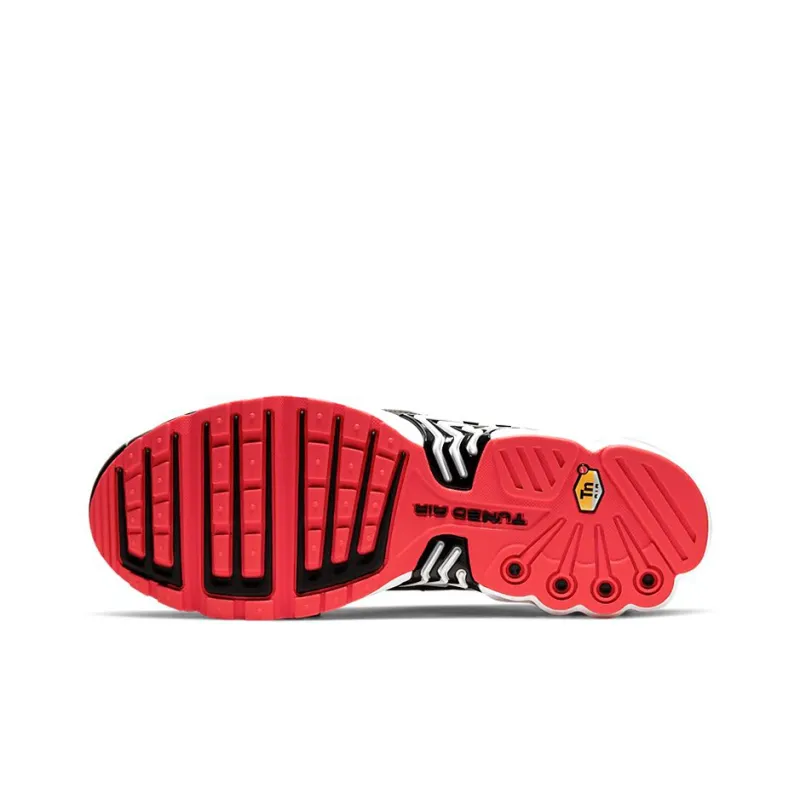 Nike Air Max Plus 3 Black White Track Red-5