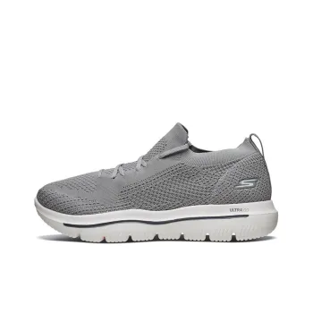 Skechers Go Walk Evolution Ultra Low Top 'Light Grey White'