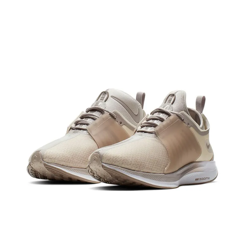 Nike Non-slip Lightweight Low-Top Running Shoes Women's Beige Gray-2