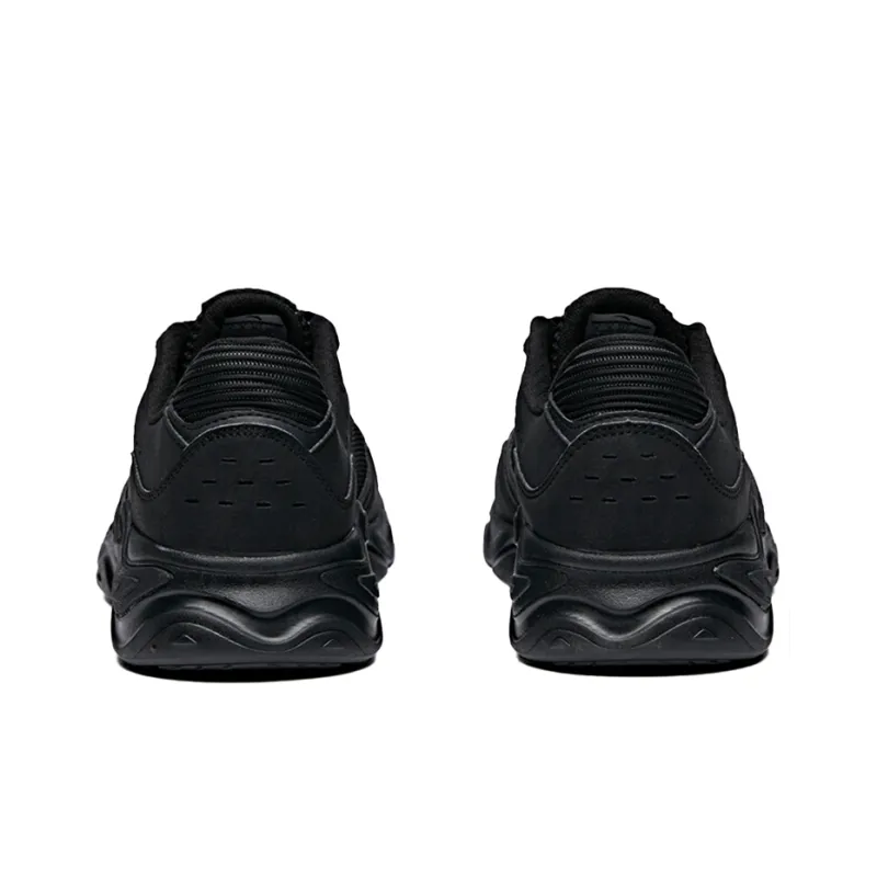 Anta Cushioning, Slip Resistant, Breathable, Lightweight Low Top Running Shoes Men's Black-4