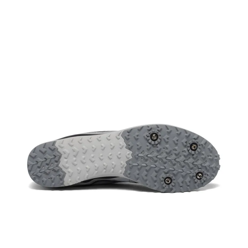 Saucony Kilkenny XC8 Spike Slip-Resistant Cushioning Lightweight Low-Top Running Shoes Men's Gray Black-4