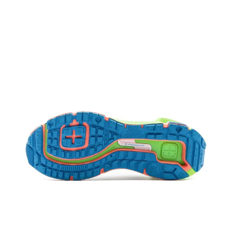 LiNing Kuafu Paris Fashion Apparel Weekly Cushioned Slip-Resistant Support Low-Top Running Shoes Men's Dynamic Blue-4