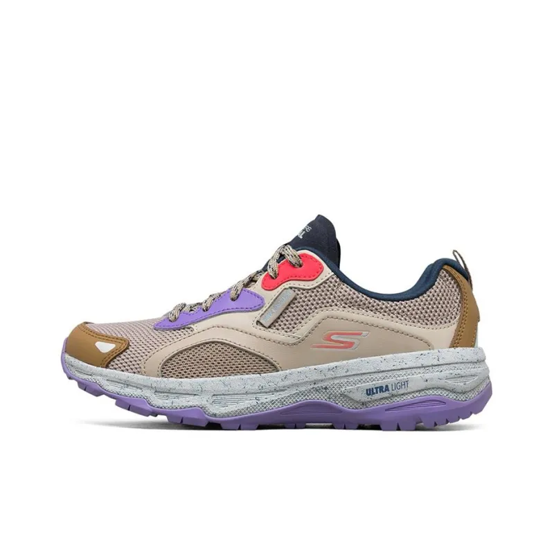 Skechers GO RUN Cushioning Anti-Slip And Wear-Resistant Low-Top Casual Running Shoes Women's Taupe-0