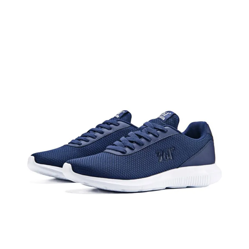 361° Cushioning Breathable Low Top Running Shoes Men's Blue White-1