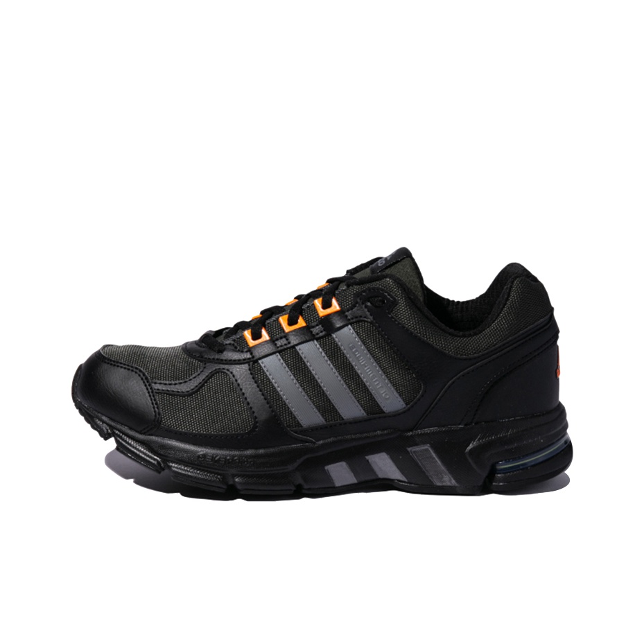 Adidas Equipment 10 Running Shoes Men Low Top Black Grey Orange