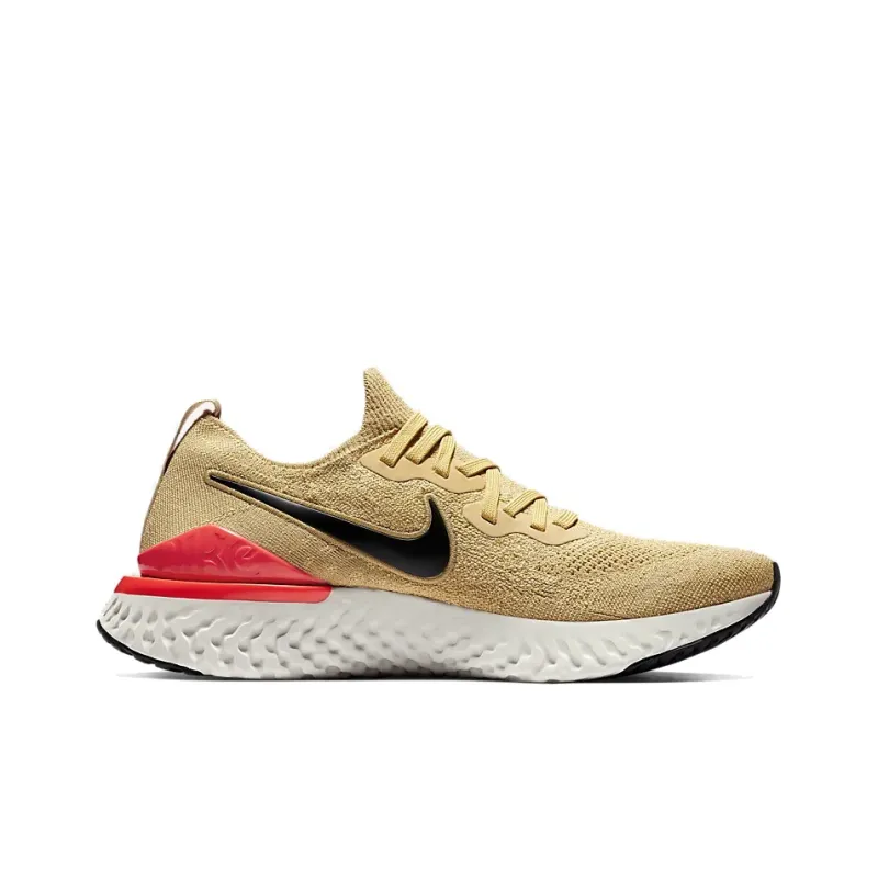 Nike Epic React Flyknit 2 Club Gold Black Red Orbit-1