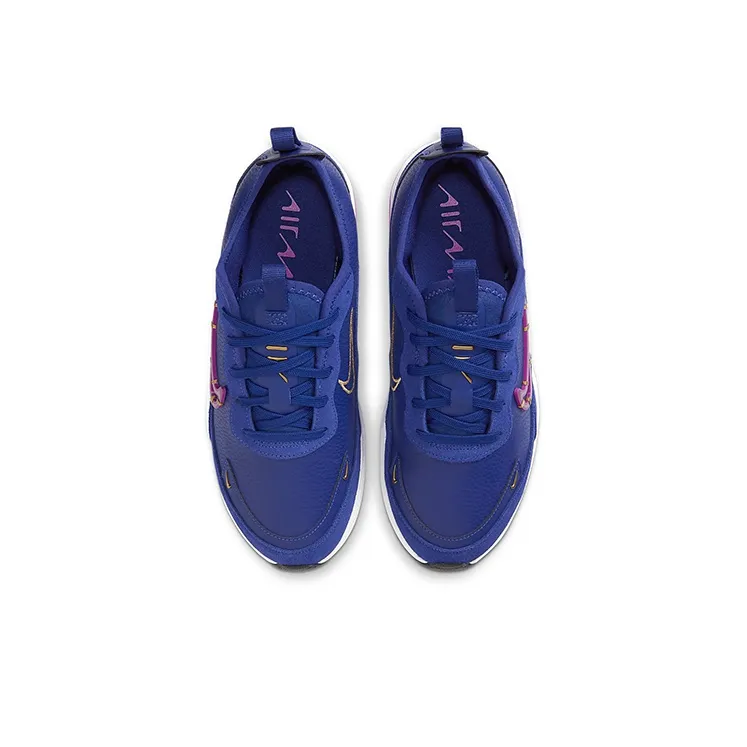 Nike Air Max Dia Cushioned Slip Resistant Low Top Running Shoes Women's Blue Purple-3