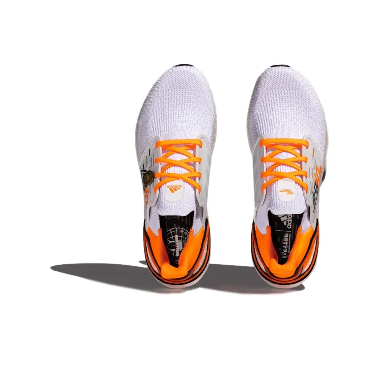 Adidas Ultraboost 20 White/Orange-4