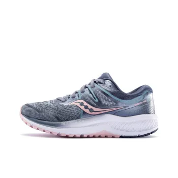 Saucony Omni ISO2 Running Shoes Women's Low-Top Gray Pink