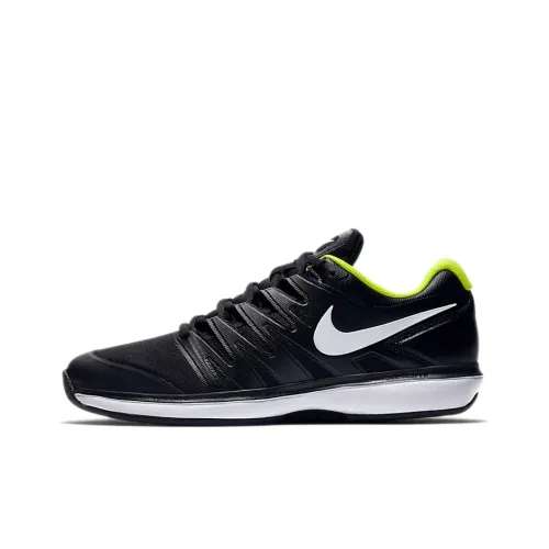 Nike Air Zoom Prestige Running Shoes Men Low-Top Black/Green