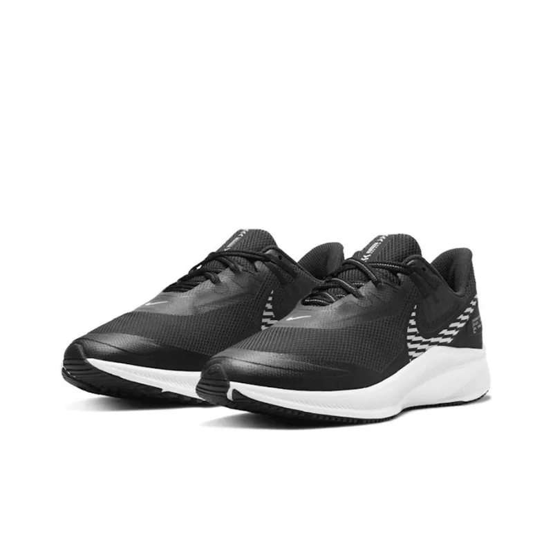 Nike Quest 3 Shield 'Black White' Women's-2