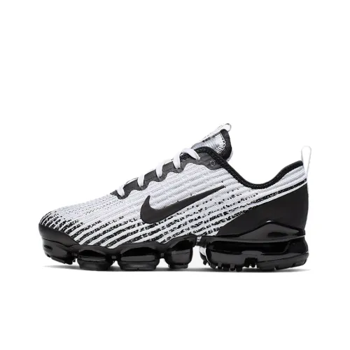 Nike Air VaporMax Flyknit 3 White Black GS