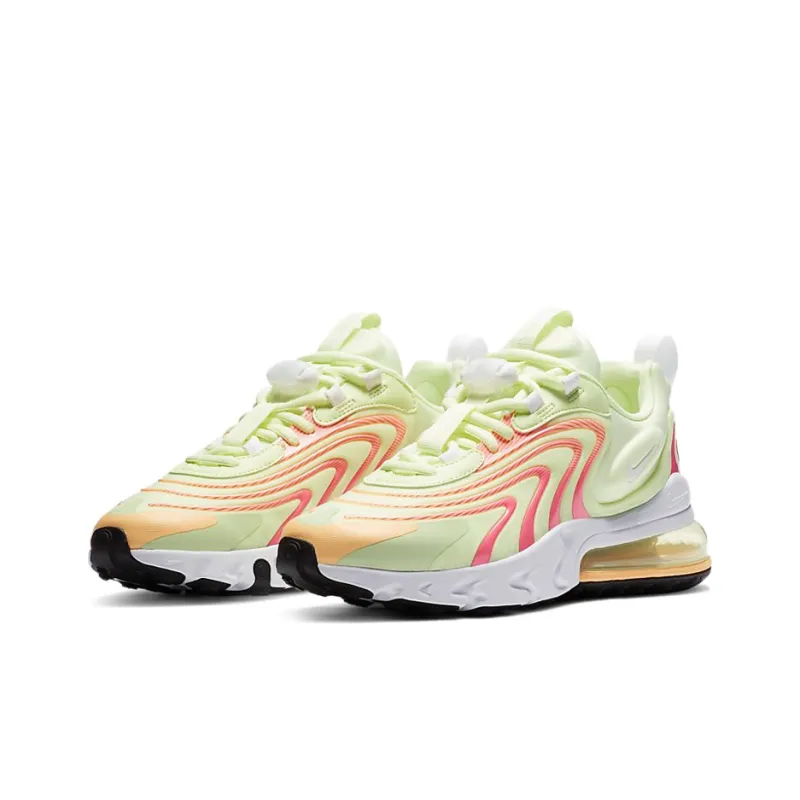 Nike Air Max 270 React Eng Barely Volt Pink Glow Women's-2