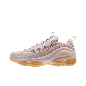 Reebok DMX Run 10 Cushioning Wear-Resistant Low-Top Marathon Running Shoes Unisex Purple Yellow