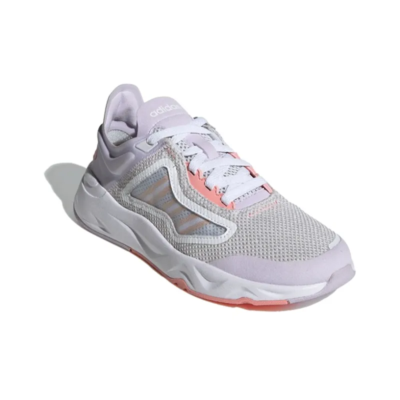 Adidas Neo Futureflow Cushioning Low Top Running Shoes Women's Light Purple Orange-2