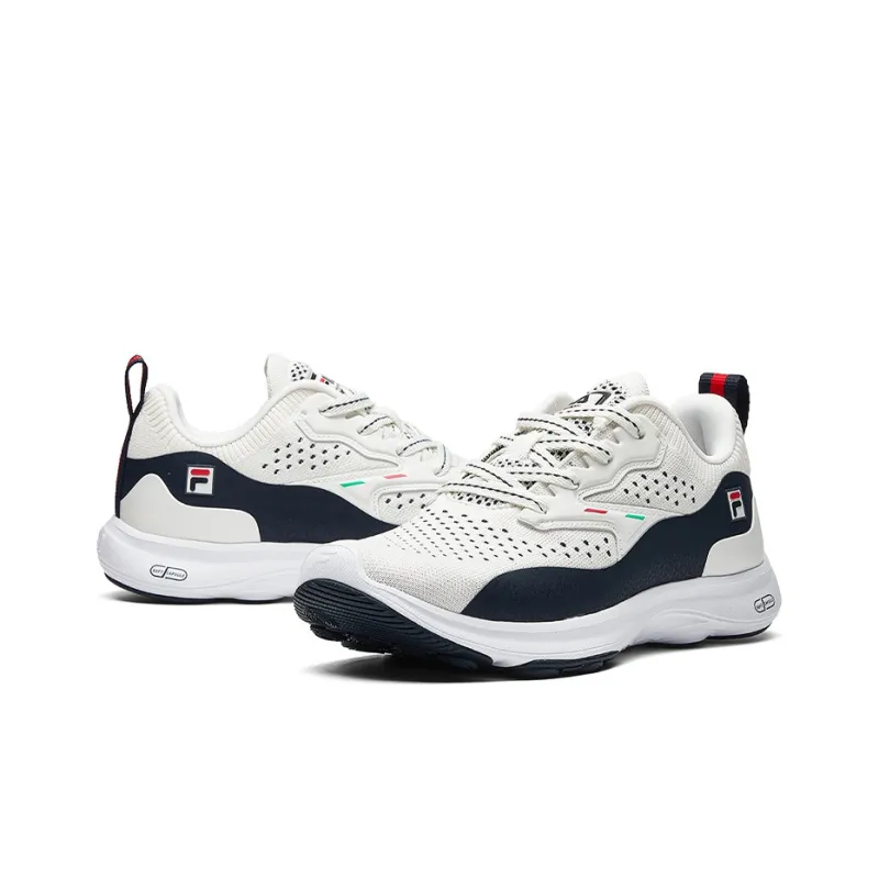 FILA Hyper Runner Cushioned Wear-Resistant Breathable Low-Top Running Shoes Women's Litchi White-3