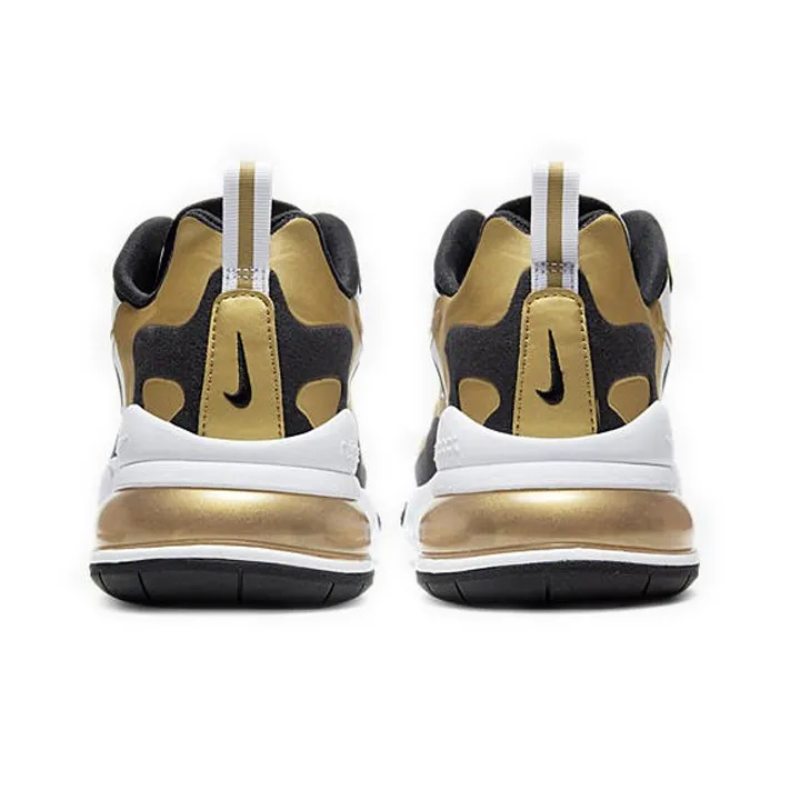 Nike Air Max 270 React White Metallic Gold-3