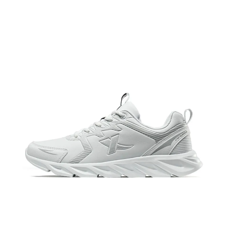 XTEP Blade Shock Absorbers With Slip Resistant And Abrasion Resistant Properties Low Top Running Shoes Women's White-0