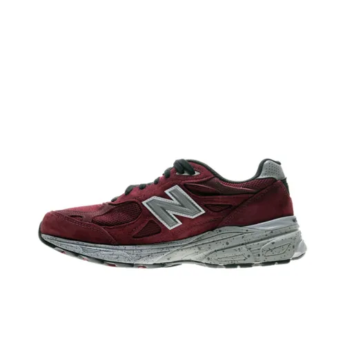 New Balance NB 990 V3 Running Shoes Men Low-Top Burgundy