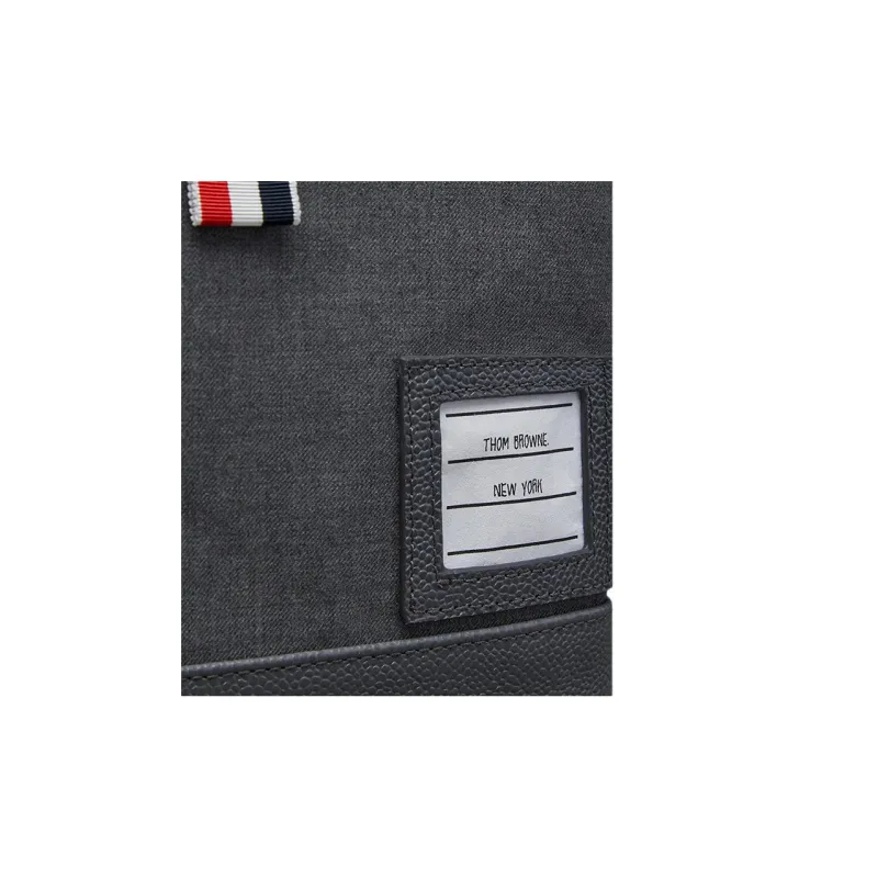 THOM BROWNE Super 120's Twill Zip Pouch-2