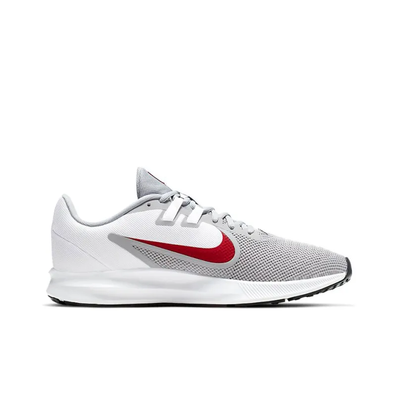 Nike Downshifter 9 'Wolf Grey Red'-1