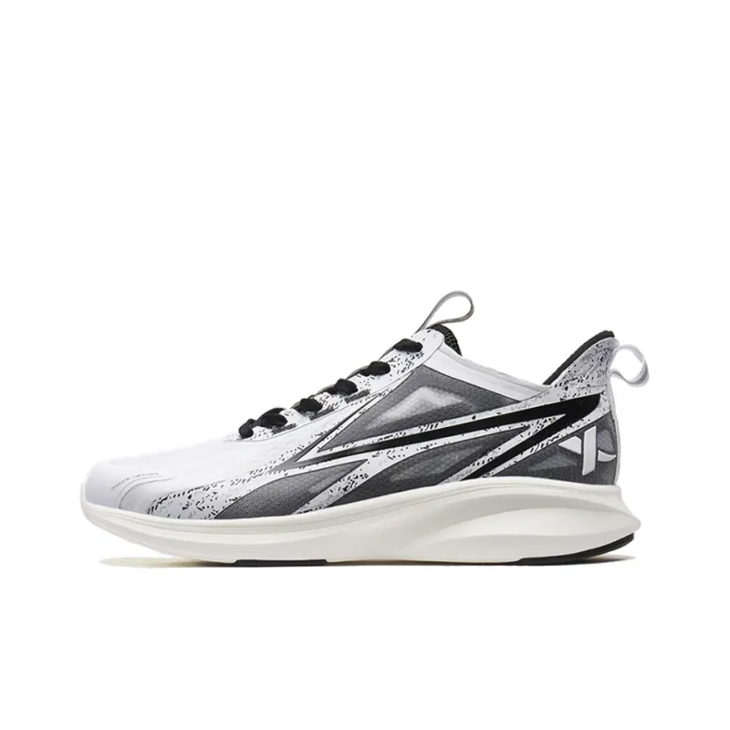 XTEP To Light 4.0 Running Shoes Men Low Top White Black-0