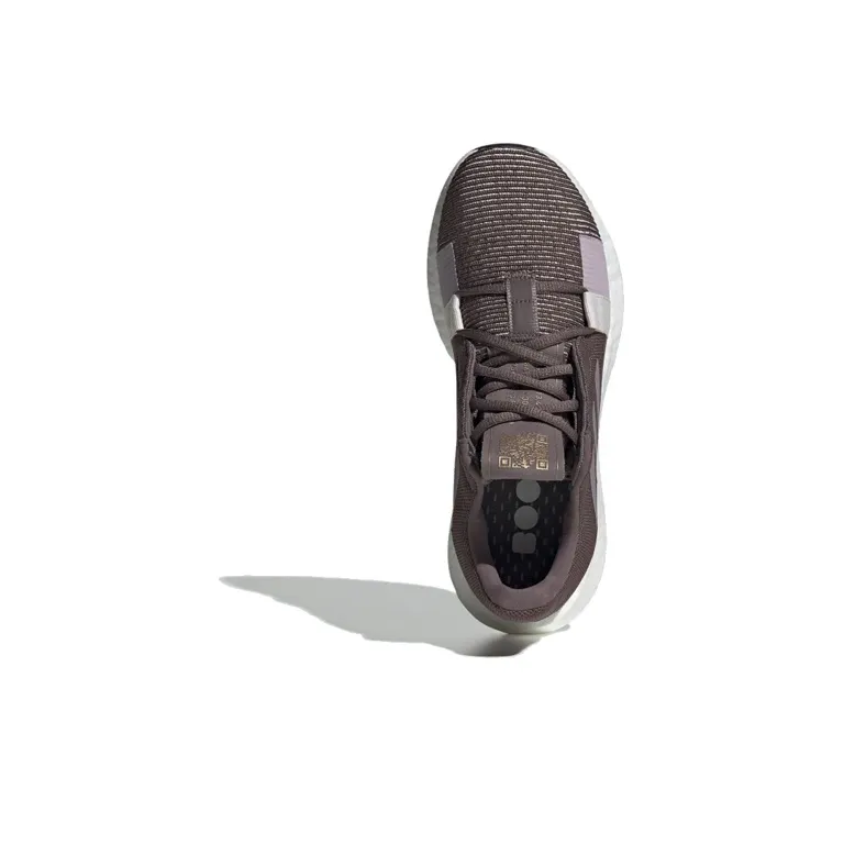 Adidas Senseboost Go Non-slip Lightweight Low-Top Running Shoes Women's Brown Purple-3