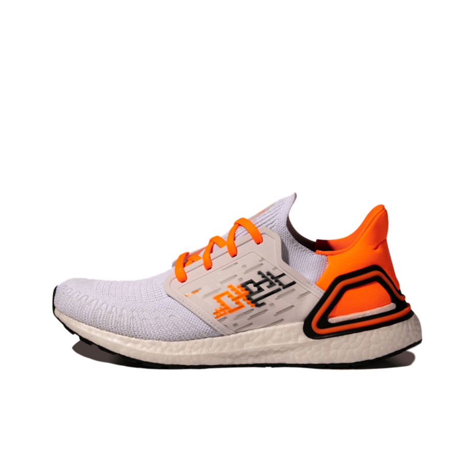 Adidas ultra boost grey carbon y active orange hotsell