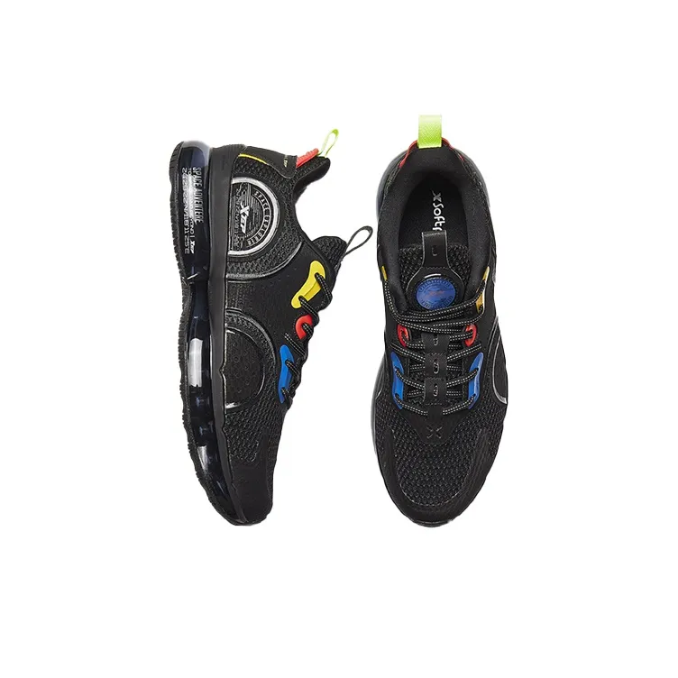 XTEP Air Cushions Generation 3 Air Mega3.0 Low Top Running Shoes Men's Black Yellow-2