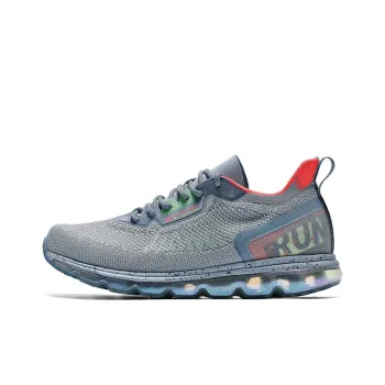 361° Breathable Low Top Running Shoes Women's Blue Gray Full Length Air Cushion, Comfortable