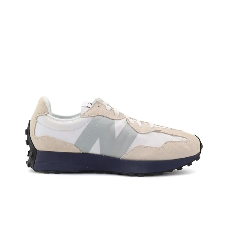 New Balance 327 White Navy-1