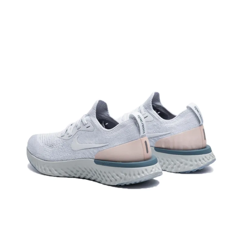 Nike Epic React Flyknit Pure Platinum Celestial Teal Women's-2