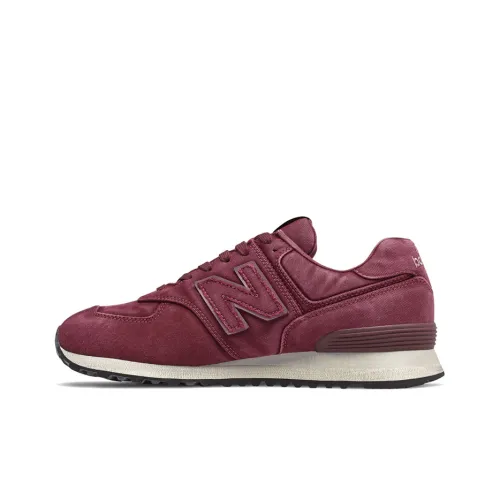 New Balance NB 574 Series Running Shoes Men Low-Top Burgundy