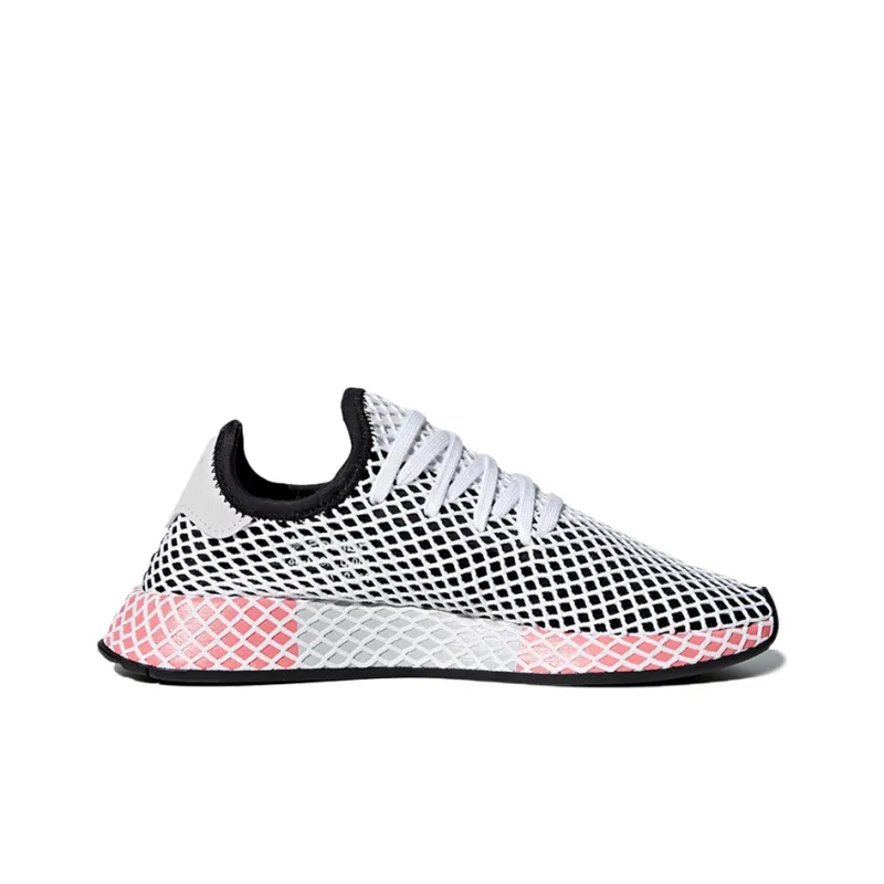 Adidas Deerupt Core Black Chalk Pink Women's-1
