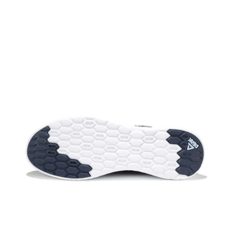 PEAK Walking Collection Breathable Low Top Running Shoes Men's Deep Sea Blue-3