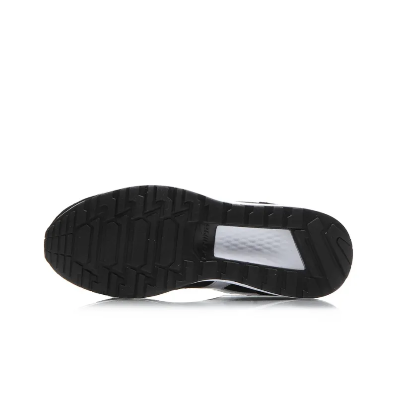 LiNing 3K Wear-Resistant Slip-Resistant Low-Top Running Shoes Women's Black White-4