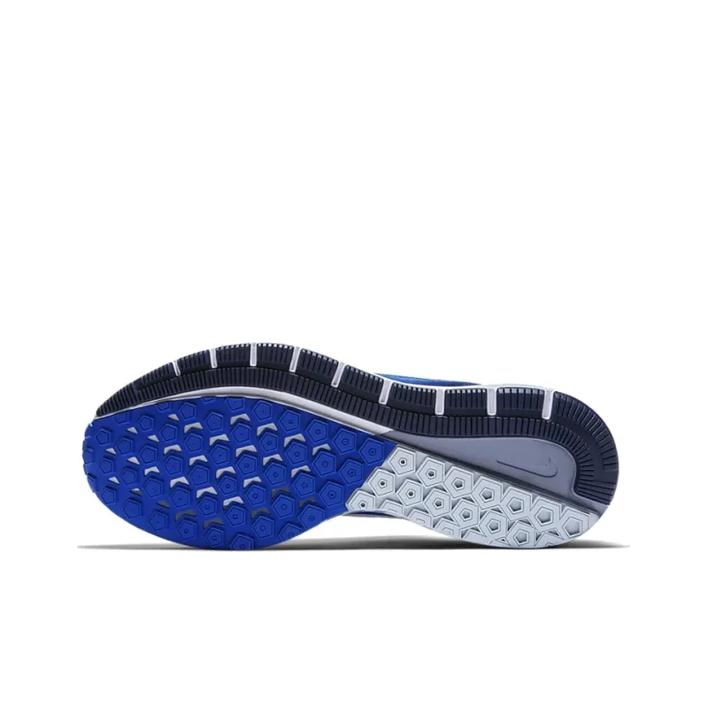 Nike Zoom Structure 21 Non slip Lightweight Low Top Running Shoes Men's Blue-4