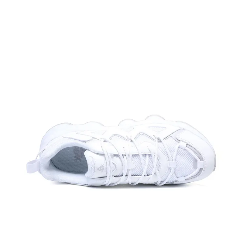 PEAK Low Top Running Shoes Men's White Gray-3