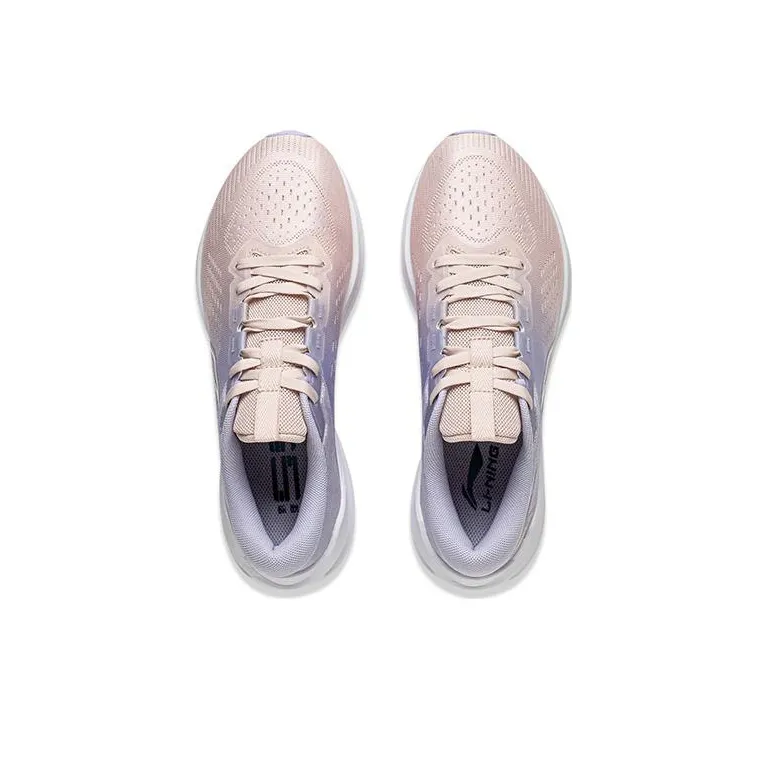 LiNing Wave V2 Cushioning, Slip Resistant, Abrasion Resistant, Rebound Low Top Running Shoes Women's Silent Purple-2
