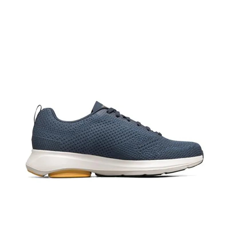 Skechers Go Run Viz Tech Running Shoes Men Low Top Marine Blue/Yellow-1
