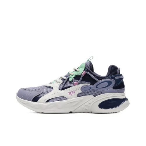 361° BOUND Technology Low Top Running Shoes Women's Purple Blue