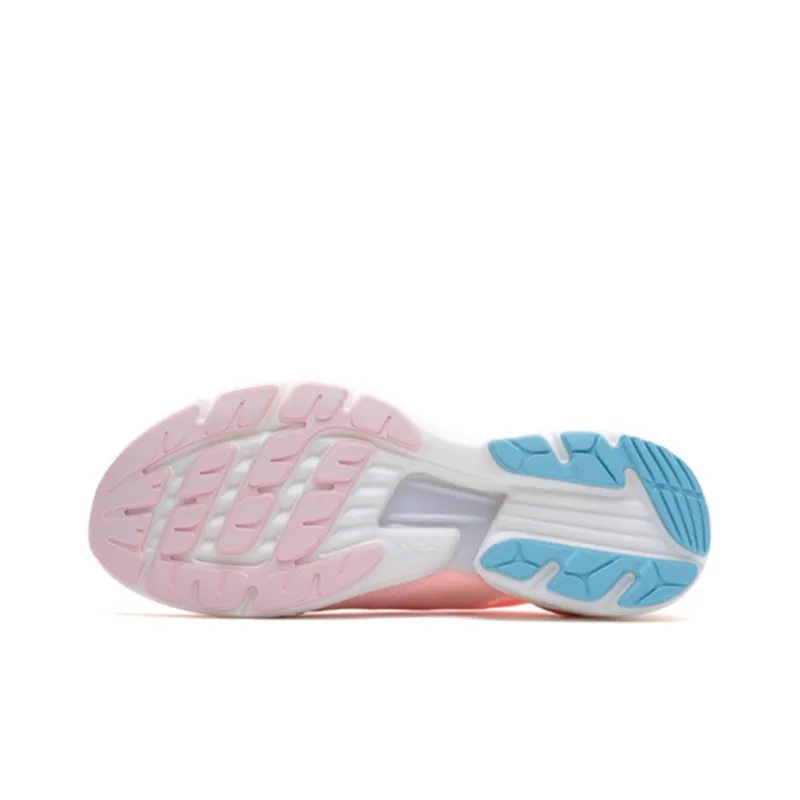 LiNing Super Light 16 Breathable Low Top Running Shoes Women's Pink Blue-4