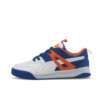 PUMA Backcourt Cushioning Wear-Resistant Low-Top Running Shoes Women's Blue Orange White