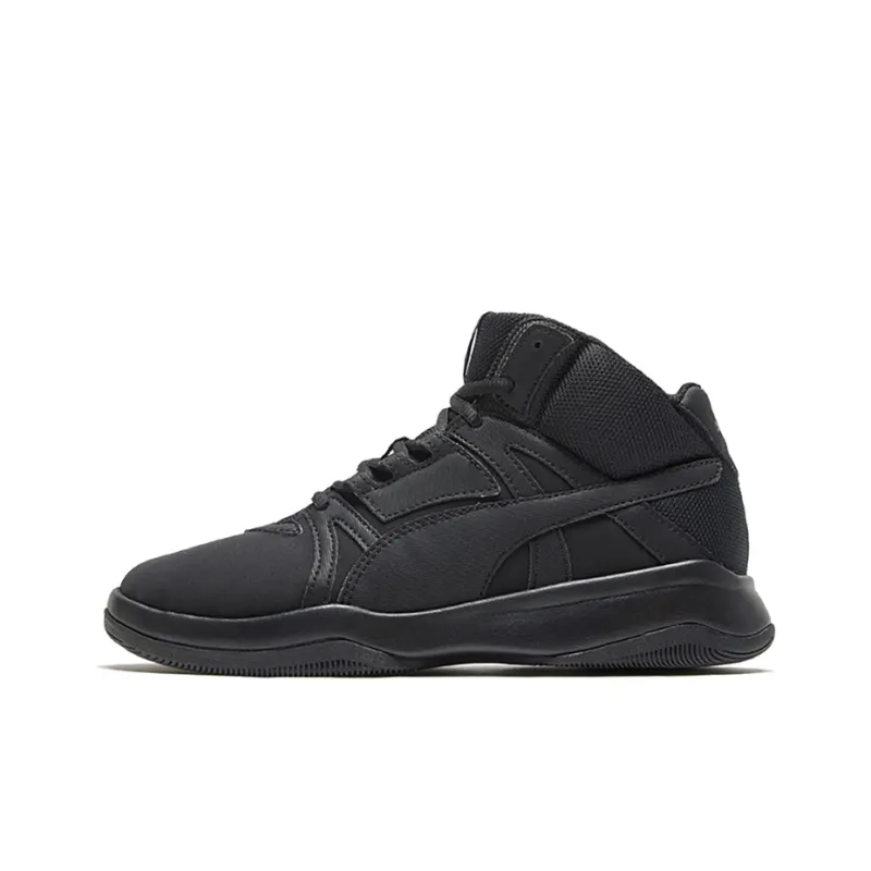 PUMA Rebound Street Black Mid Sneakers-0