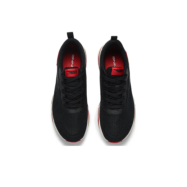 Anta Running Collection Low Top Running Shoes Men's Black Red-2