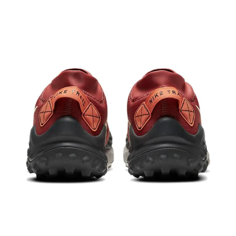 Nike Wildhorse 6 Cushioning Anti-Slip Wear-Resistant Coverage Support Lightweight Low-Top Running Shoes Unisex Clay Red-4