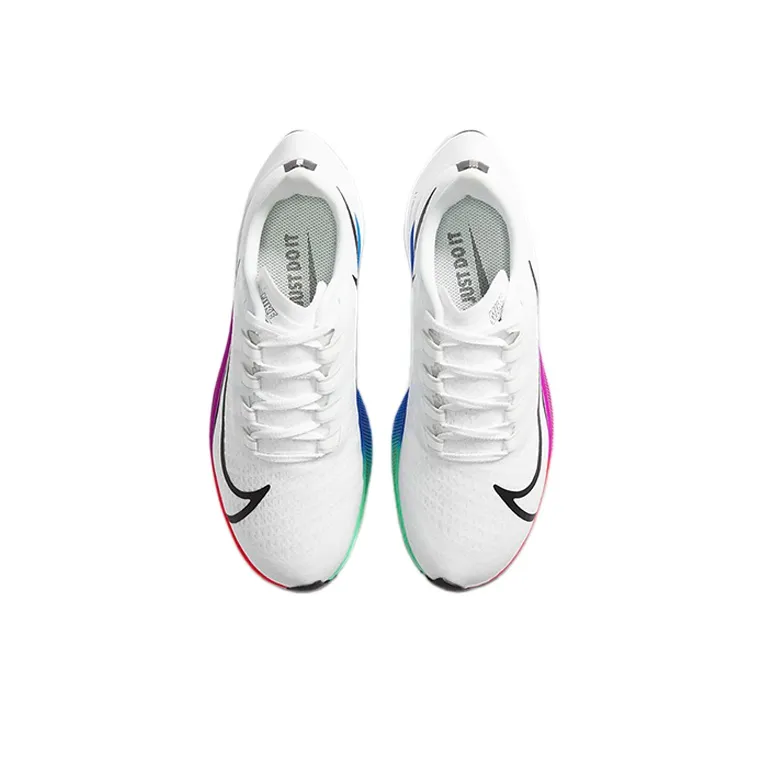 Nike Air Zoom Pegasus 37 White Multi Color Women's-3