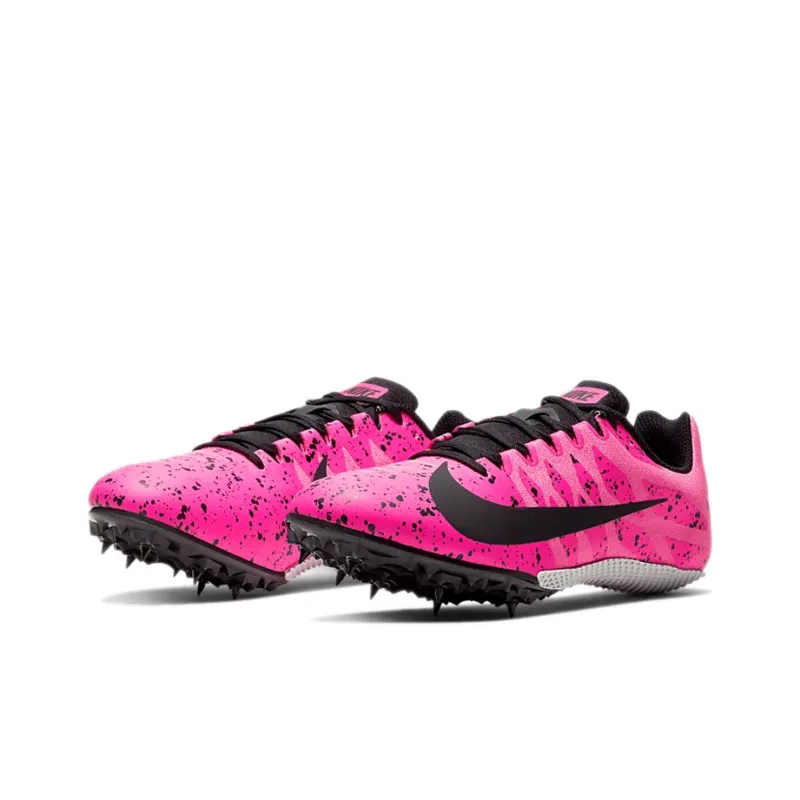 Nike Air Zoom Rival S 9 Spikes 'Paint Splatter Pink Blast'-2