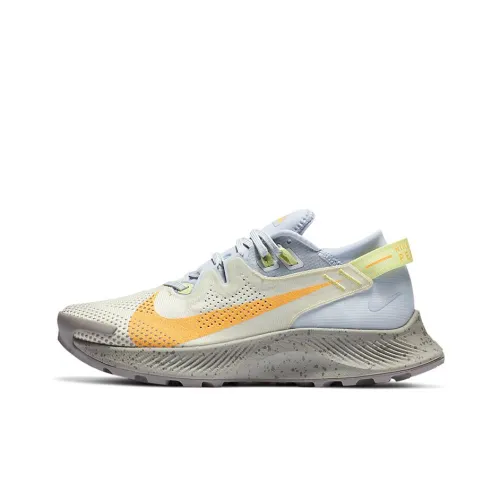 Nike Pegasus Trail 2 Pure Platinum Fossil Laser Orange Women's